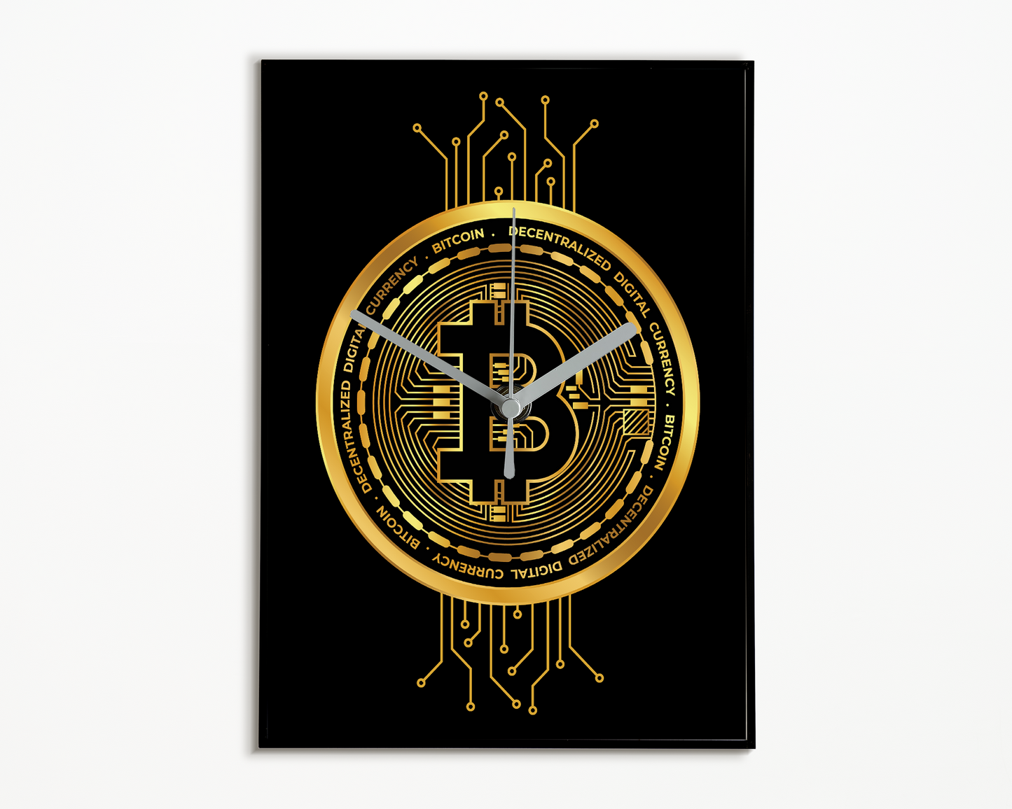 Wall Clock - BITCOIN GOLD