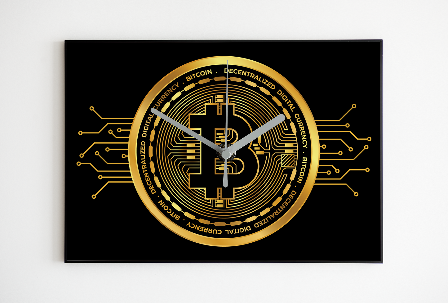 Wall Clock - BITCOIN GOLD
