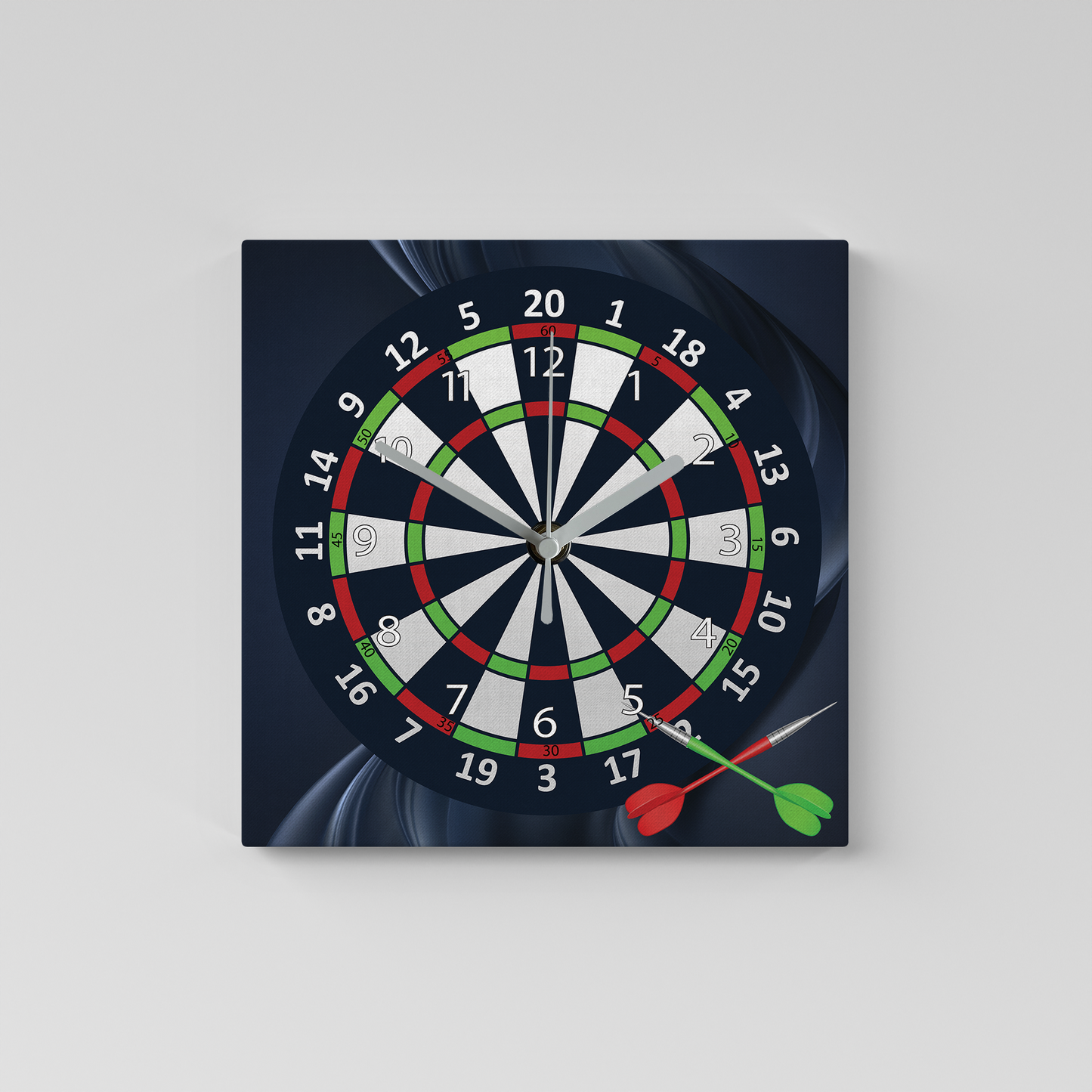 Dartboard - Canvas Wall Clock