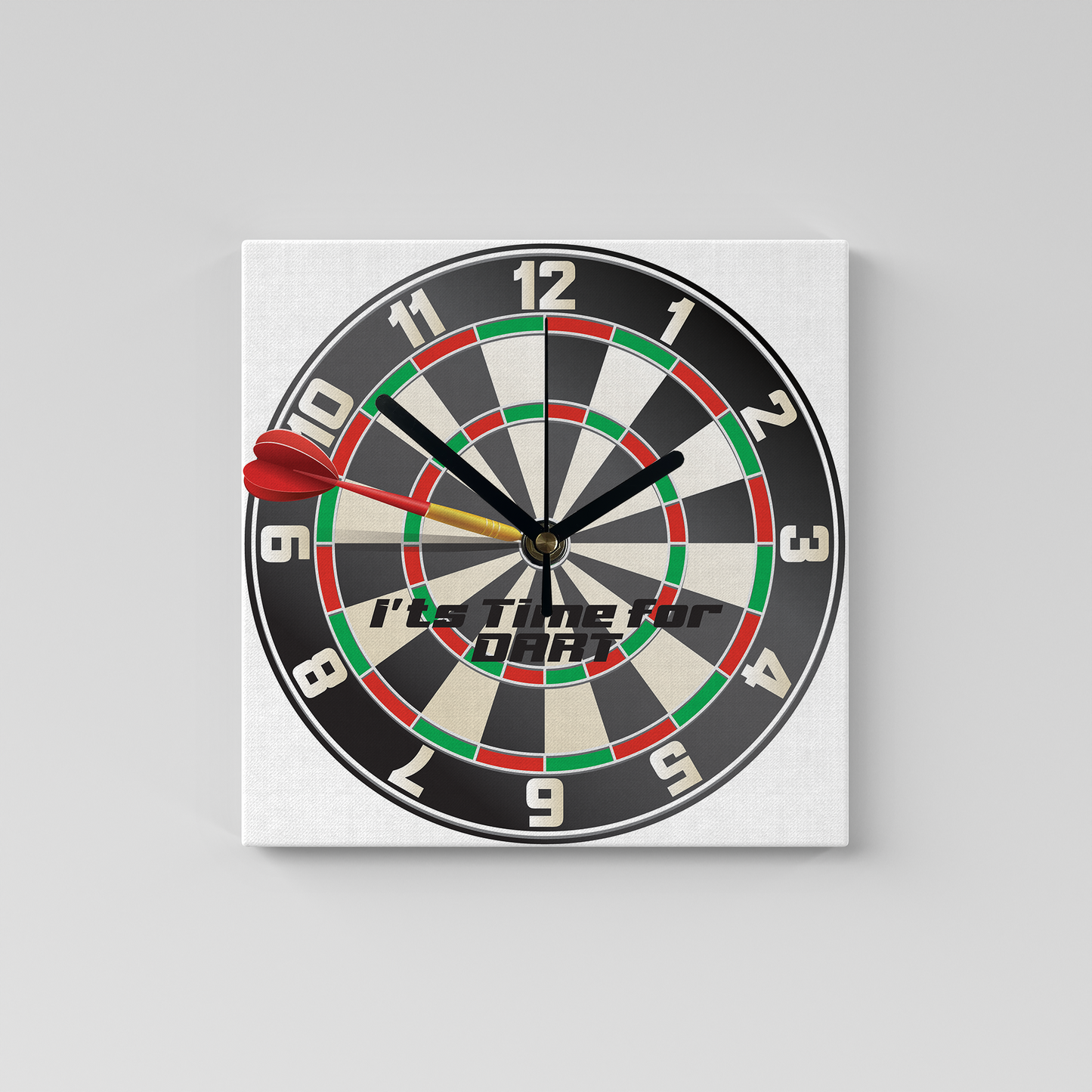 Dartboard - Canvas Wall Clock