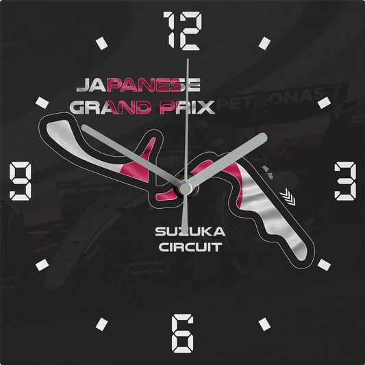 Formula 1 Circuit Canvas Wall Clocks - JAPAN