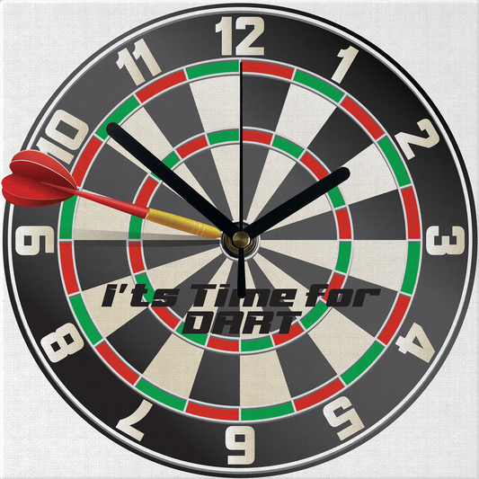 Dartboard - Canvas Wall Clock