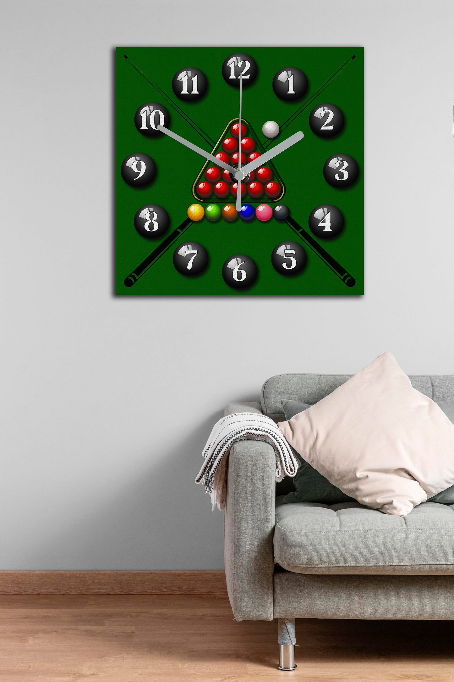 Wall Clock - SNOOKER