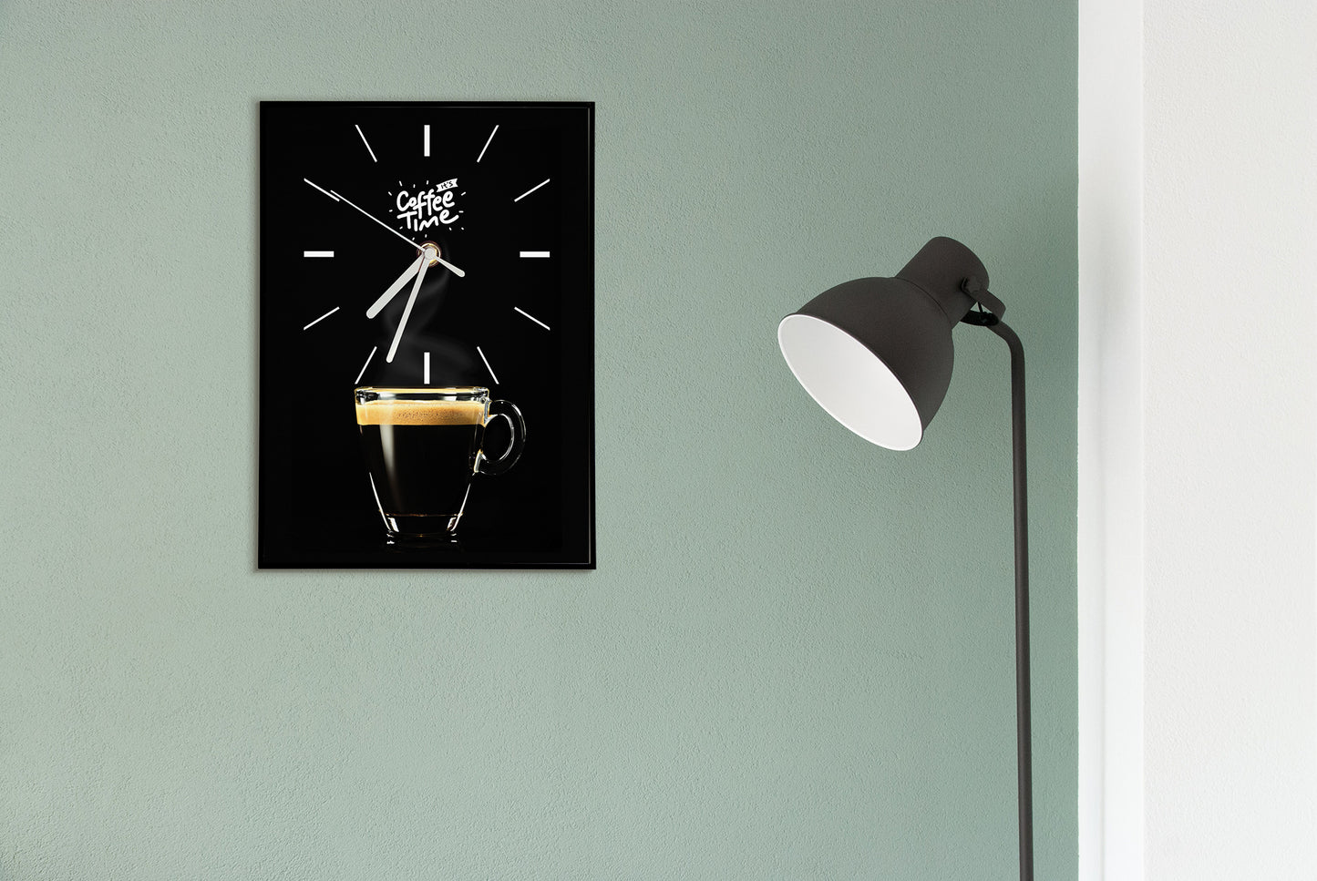 Wall Clock - BLACK ESPRESSO