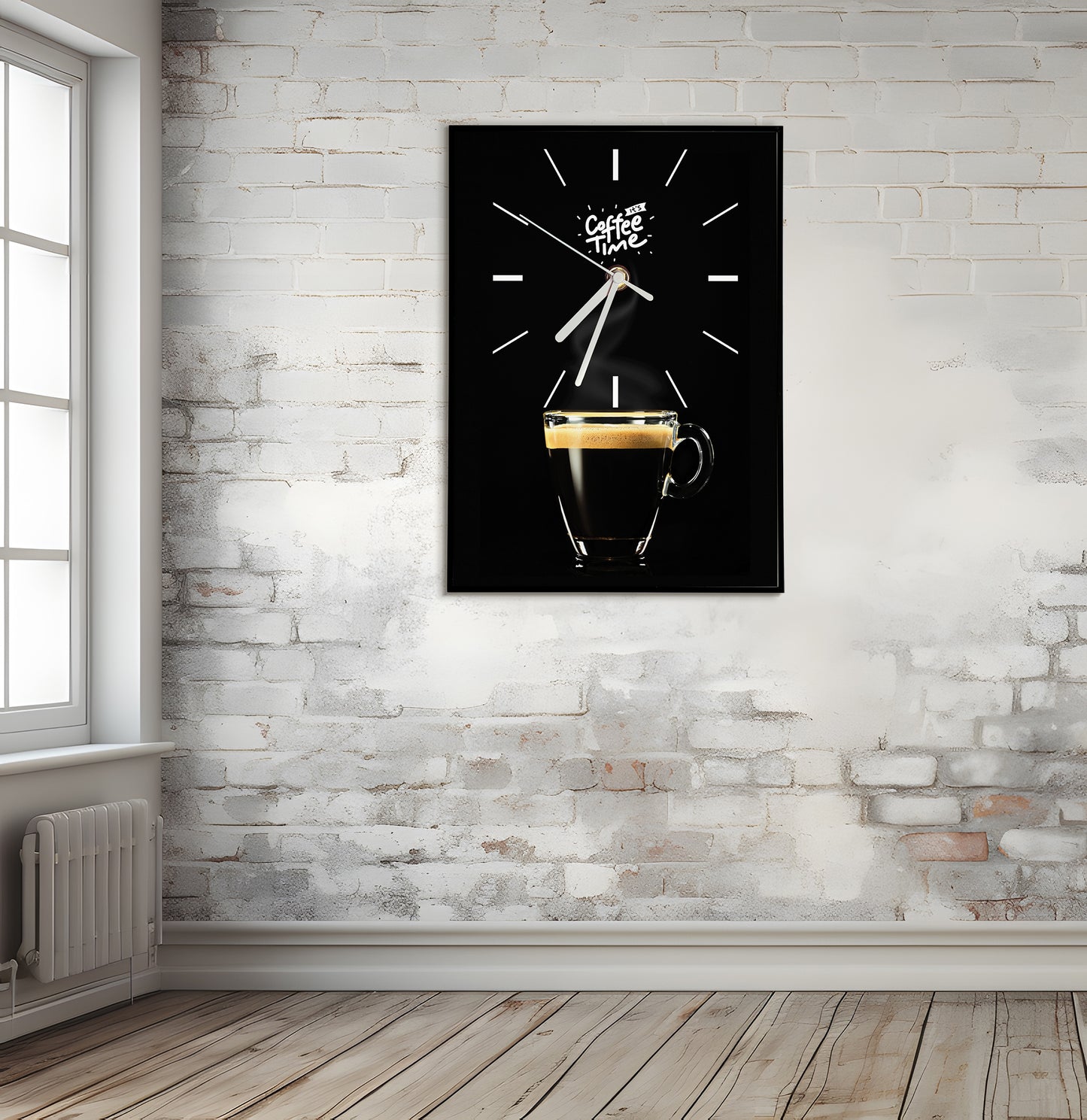 Wall Clock - BLACK ESPRESSO