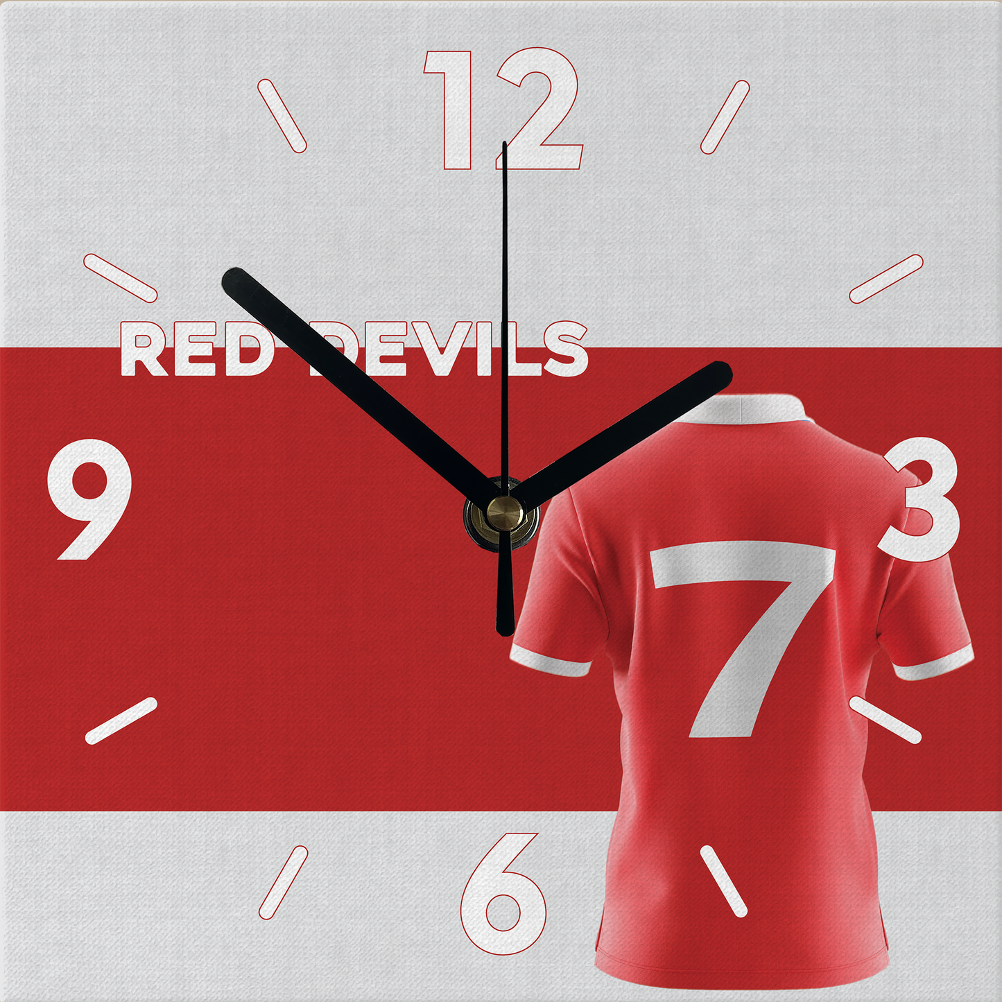 Wall Clock - RED DEVILS