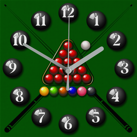 Wall Clock - SNOOKER