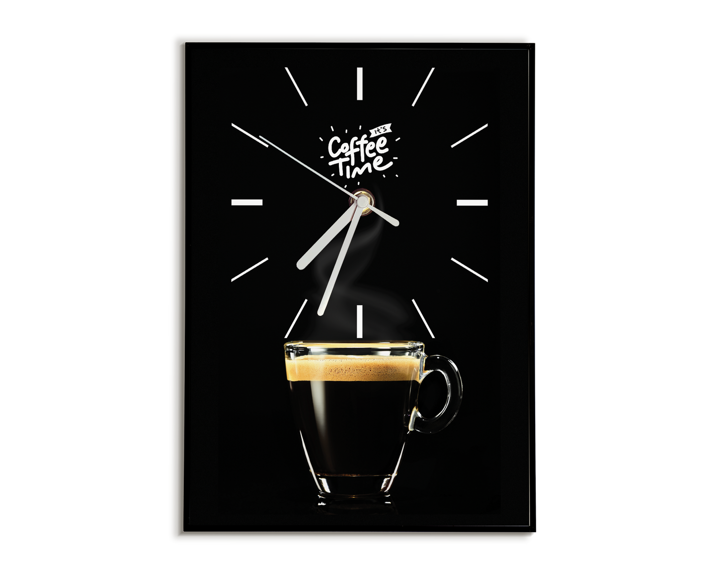 Wall Clock - BLACK ESPRESSO